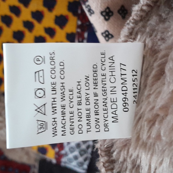 Patchwork Hooded Women's Coat - Picture 9 of 10